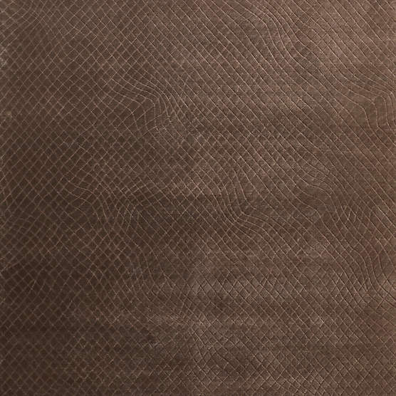 Kole Sienna Brown Abstract Nylon Performance Rug Swatch 12"x12"