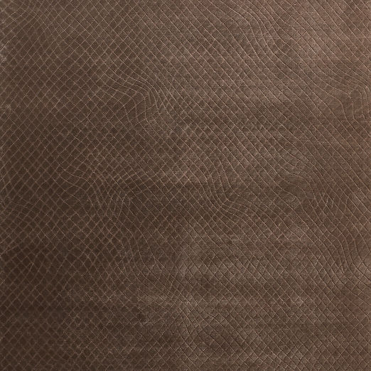 Kole Sienna Brown Abstract Nylon Performance Rug Swatch 12"x12"