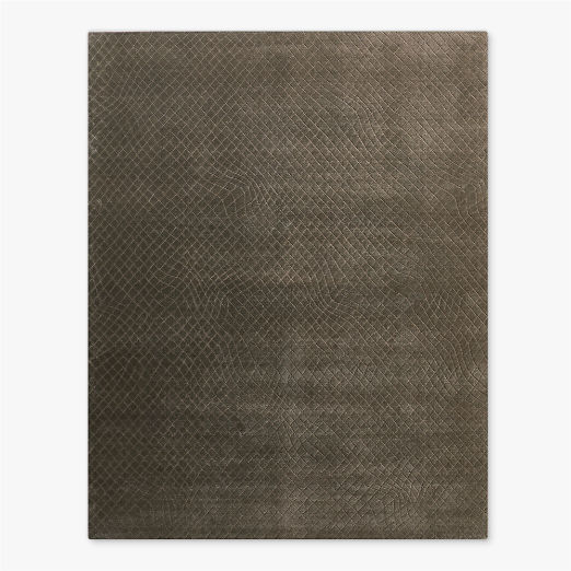 Kole Sienna Brown Abstract Performance Nylon Area Rug