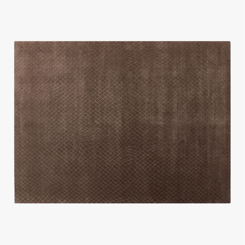 Kole Sienna Brown Abstract Performance Nylon Area Rug 9'x12' - image 0 of 4