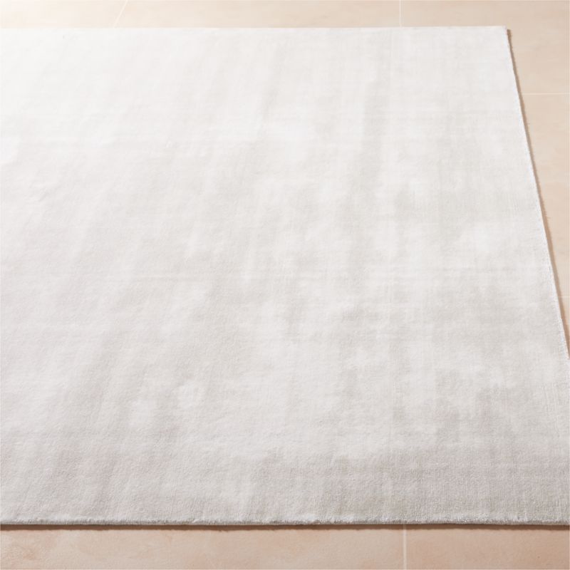 Kole Warm White Solid Performance Nylon Area Rug 9'x12' - image 2 of 5