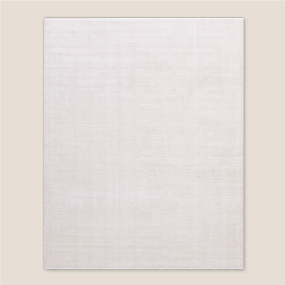 Kole Warm White Solid Performance Nylon Area Rug 12'x15'