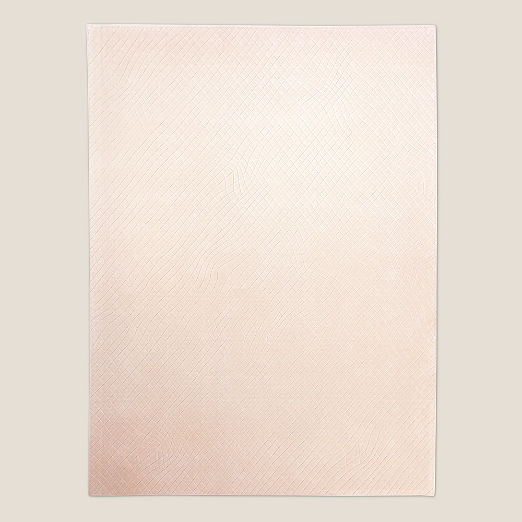 Kole Warm White Abstract Performance Nylon Area Rug