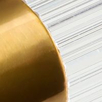 Aged Brass and Acrylic