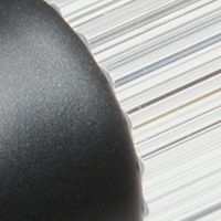 Blackened Brass and Acrylic