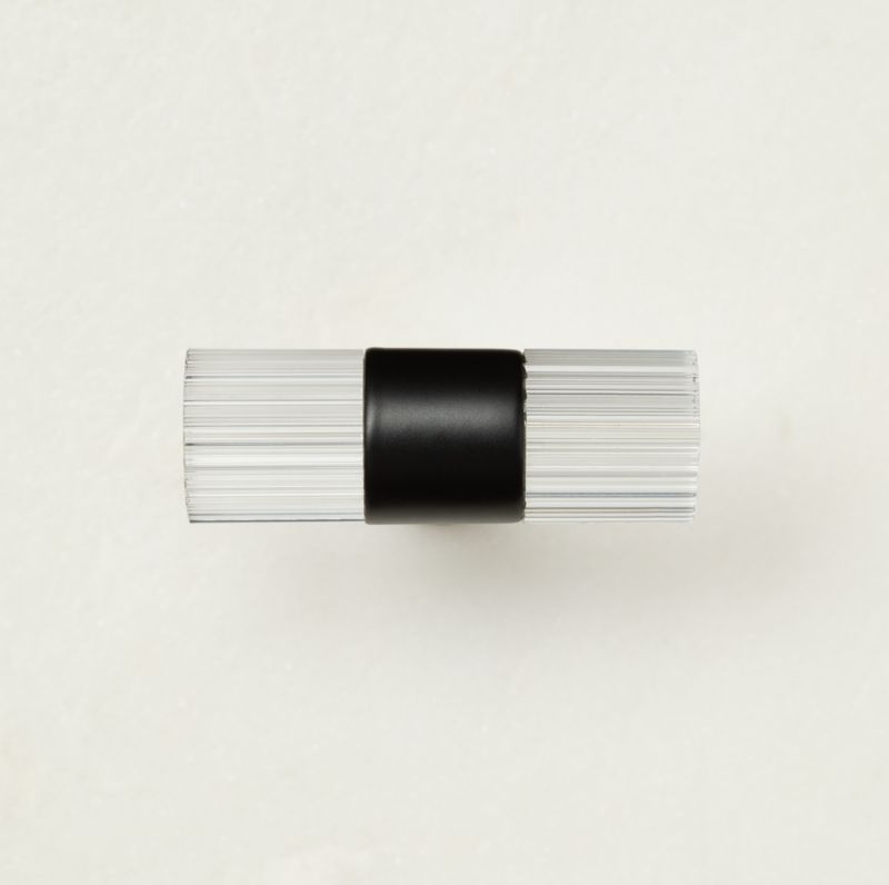 Kora Blackened Brass and Acrylic Cabinet Knob 2" - image 2 of 4