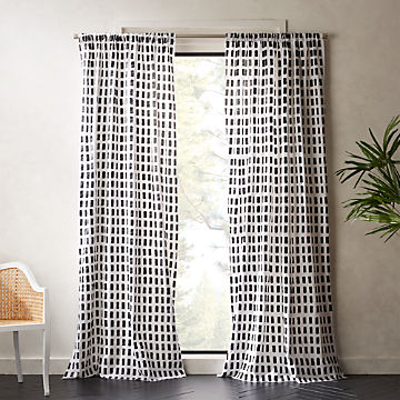 Modern Curtains And Drapes Cb2