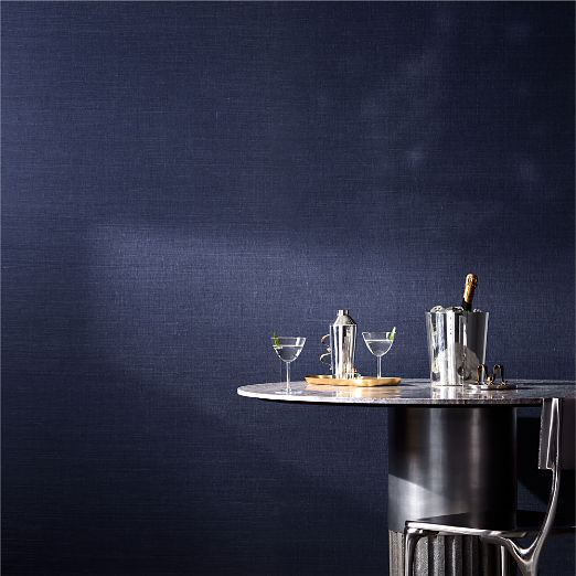 Kyanite Navy Sisal Wallpaper