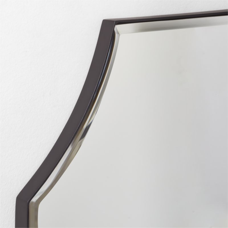 Kye Matte Black Mantel Mirror 46"x37" - image 5 of 6