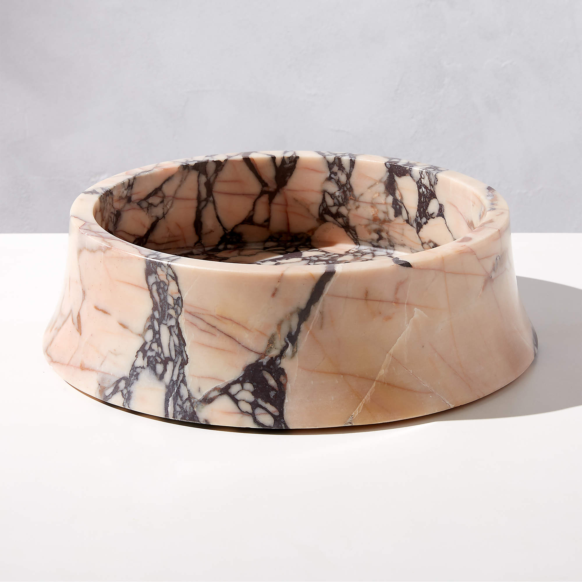 La Paloma Modern Decorative Marble Bowl + Reviews | CB2 Canada