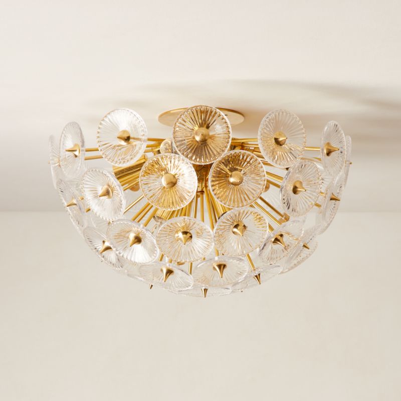 Lamina Polished Brass Flush Mount Light - image 4 of 5