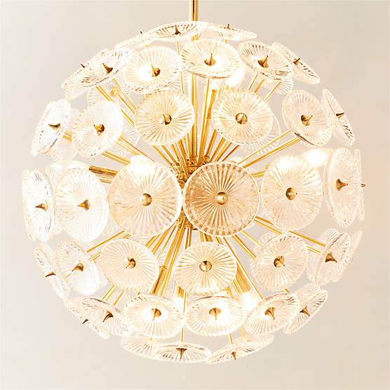 Lamina Polished Brass Pendant Light