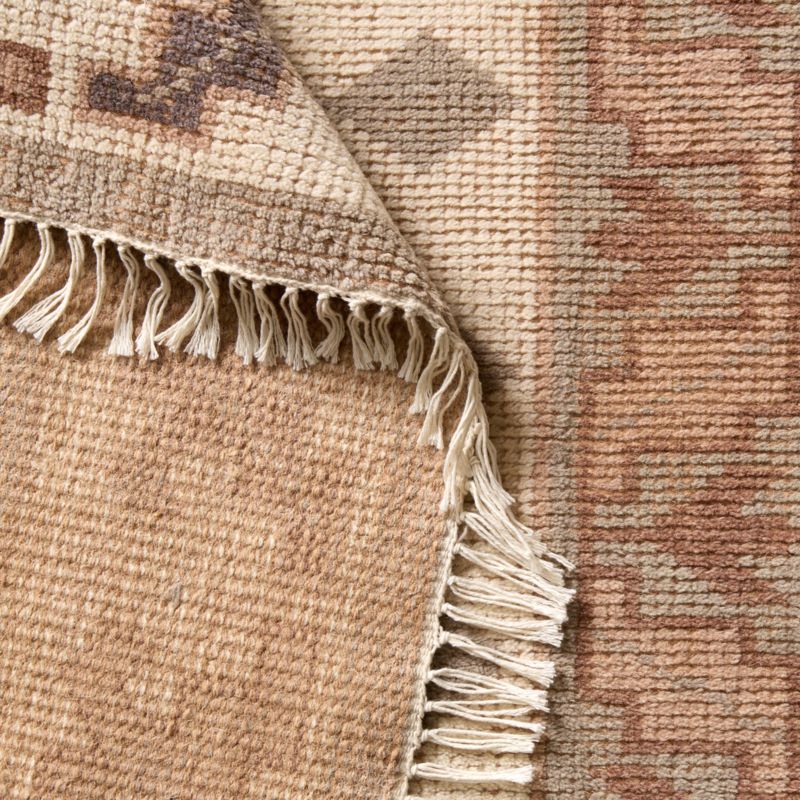 Lance Hand-Knotted Warm White and Cool Grey Wool and Nylon Perfomance Area Rug 8'x10' - image 5 of 6