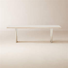 Cb2 stone on sale dining table