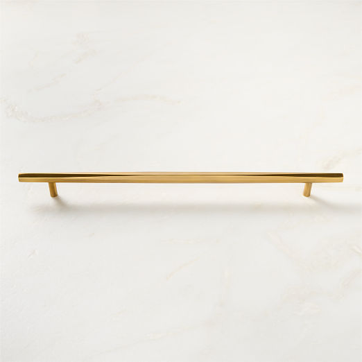 Lang Aged Brass Cabinet Handle 12"