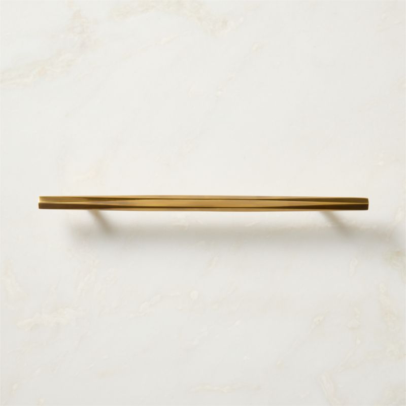 Lang Aged Brass Cabinet Handle 8" - image 2 of 6