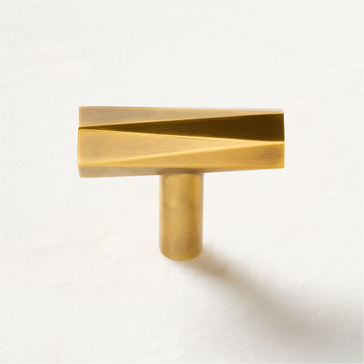 Lang Aged Brass Cabinet Knob 1.5"