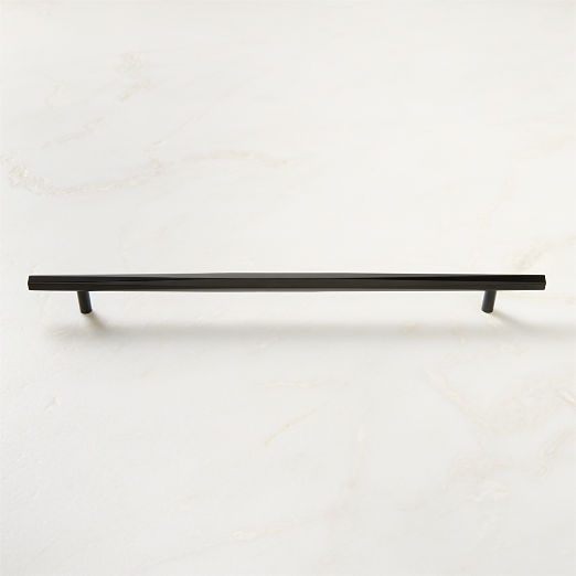 Lang Matte Black Cabinet Handle 12"