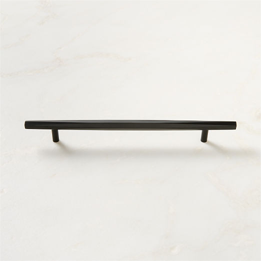 Lang Matte Black Cabinet Handle 8"