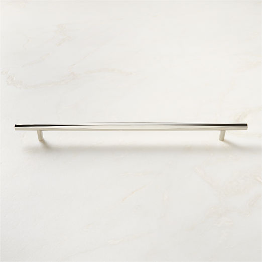 Lang Polished Nickel Cabinet Handle 12"