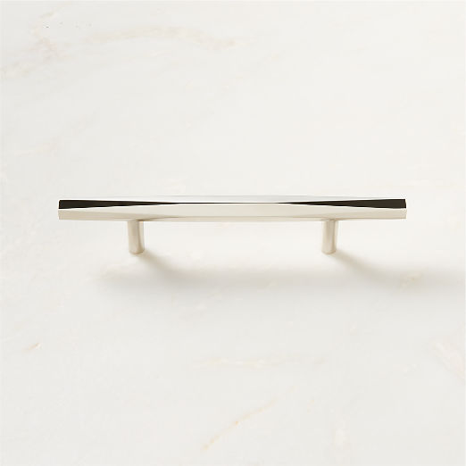 Lang Polished Nickel Cabinet Handle 4"