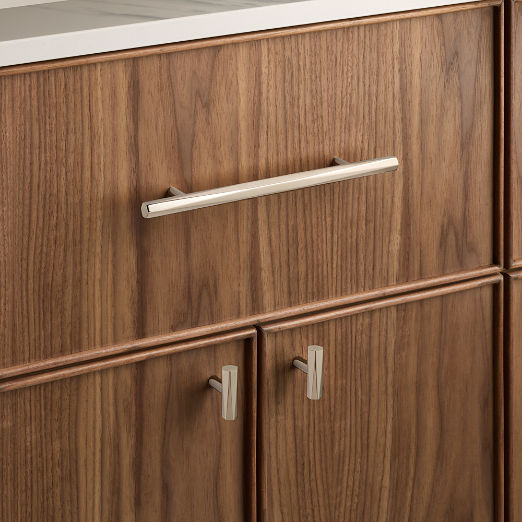 Lang Polished Nickel Cabinet Handle 6"