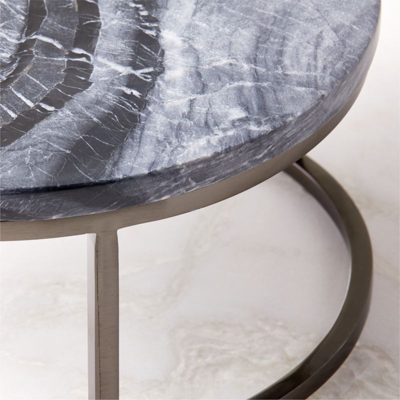 Langley Black Marble Cake Stand/Server Large - image 3 of 5