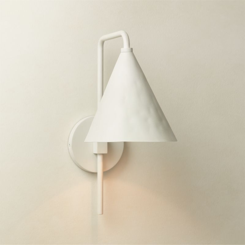 Lani White Wall Sconce - image 0 of 7