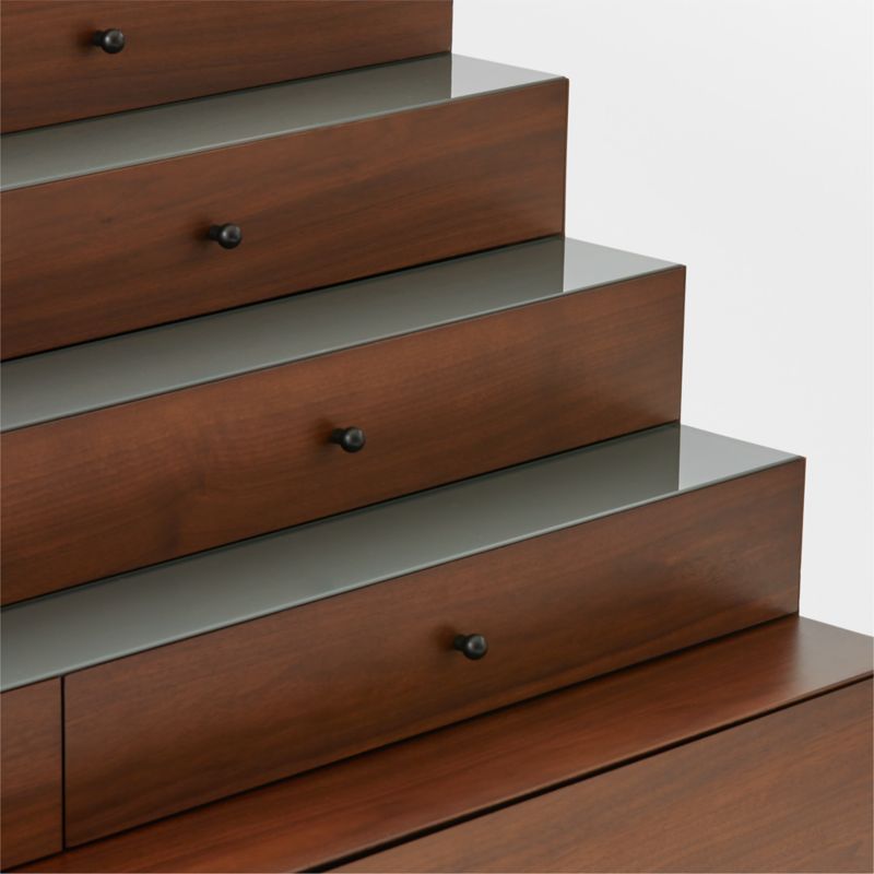 Lanzone 10-Drawer Walnut Storage Cabinet by Gianfranco Frattini - image 11 of 12