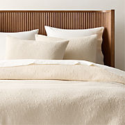 Shift Black and White Merino Wool Reversible Throw Blanket