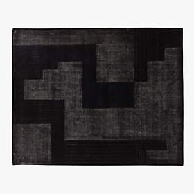 Clearance & Discount Rugs ASTD 0275 Black - Charcoal & Multi Hand Knotted  Rug