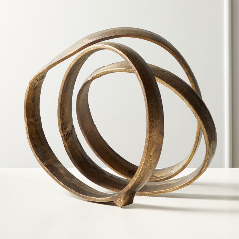 View Lasso Brass Spiral Sculpture details