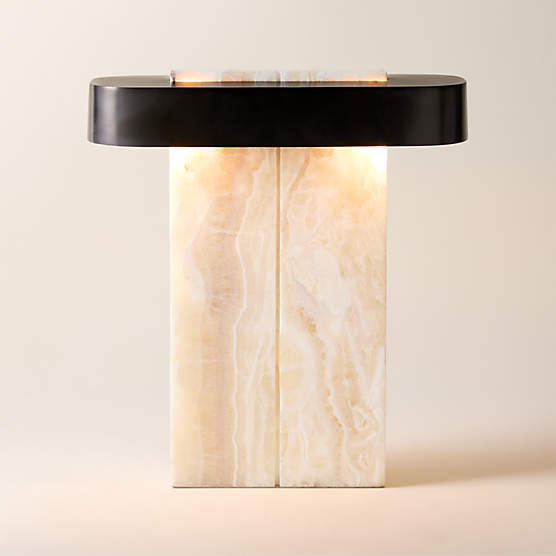 Lastra White Onyx Table Lamp