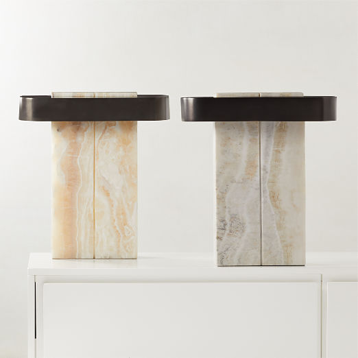 Lastra White Onyx Table Lamp