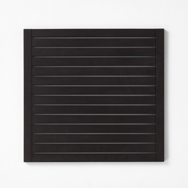 View Lateral Black Teak Bath Mat 21.75"x23" details