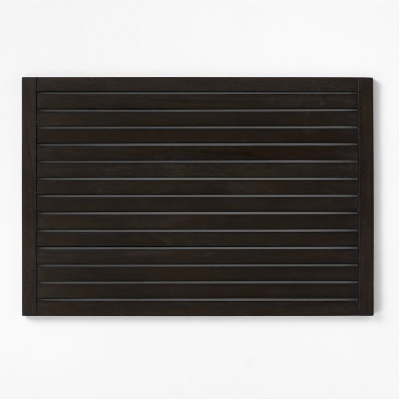 View Lateral Black Teak Bath Mat 21.75"x32" details
