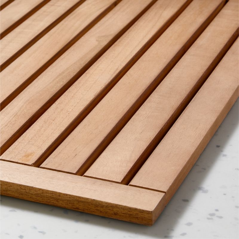 Teak Wood Bath Mat - VisualHunt