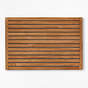 Lateral Natural Teak Bath Mat 21.75"x32"