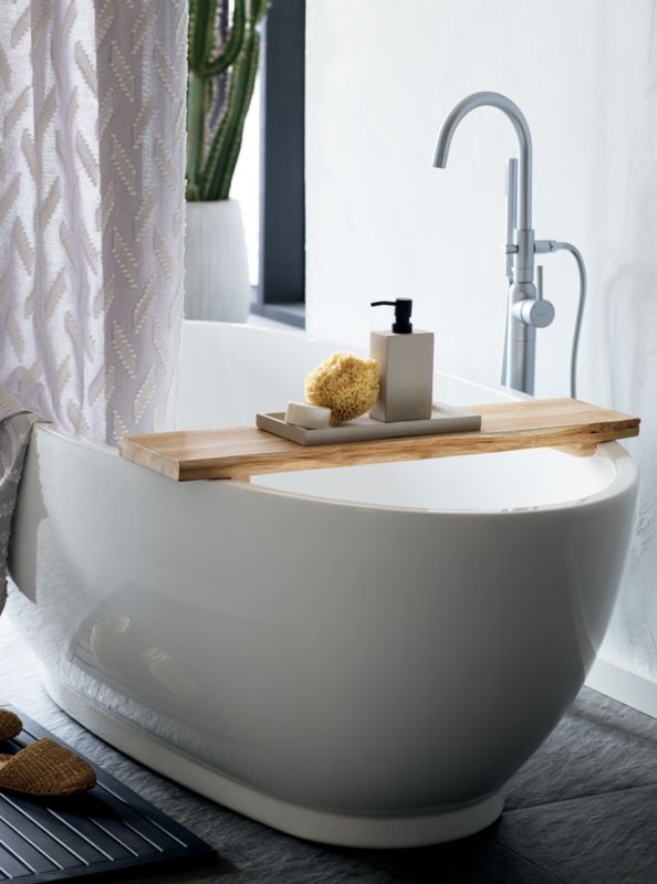 Miya Live Edge Solid Wood Bathtub Tray – Cara Concept Store