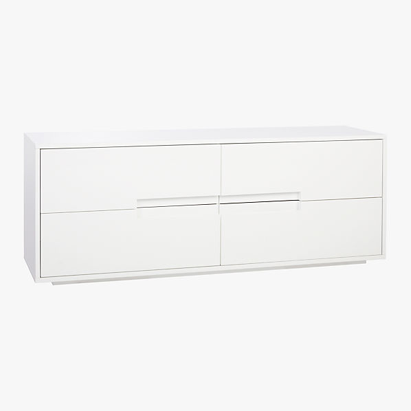 Latitude Low White Dresser Cb2