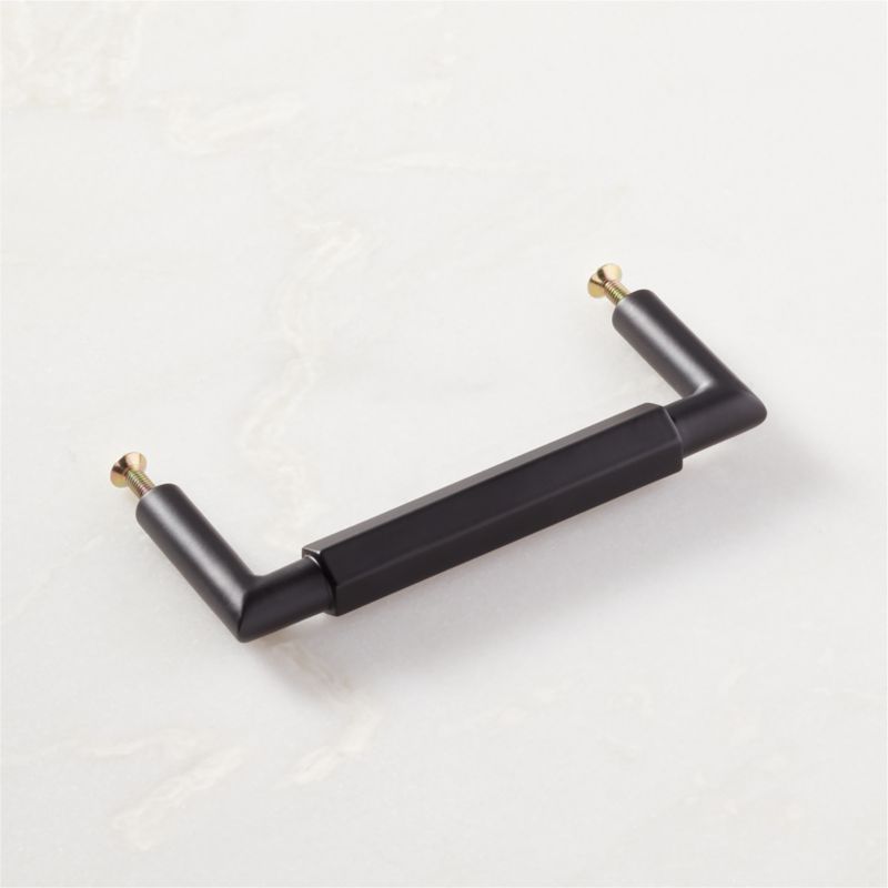 Lavau Black Metal Cabinet Handle 4" - image 4 of 6