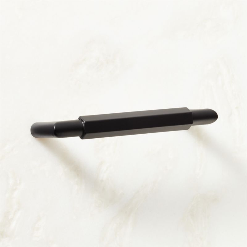 Lavau Black Metal Cabinet Handle 4" - image 3 of 6