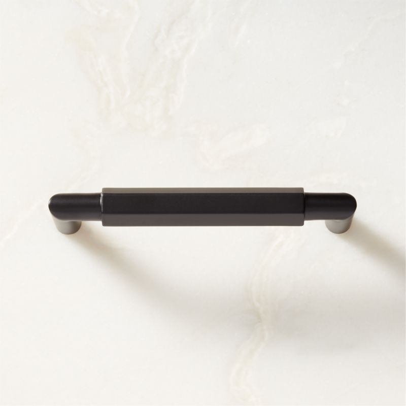 Lavau Black Metal Cabinet Handle 4" - image 0 of 6