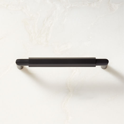 Lavau Black Metal Cabinet Handle 5"