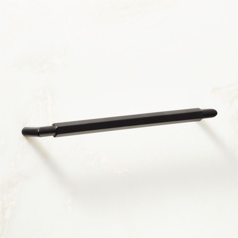 Lavau Black Metal Cabinet Handle 8" - image 3 of 5