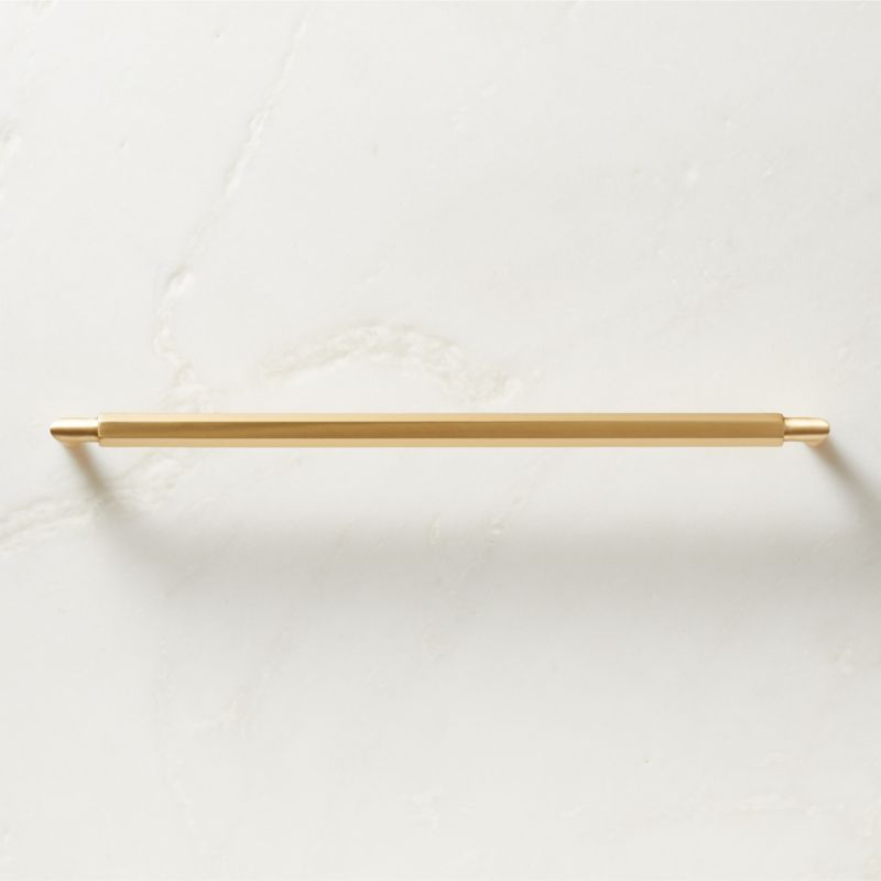 Lavau Brushed Brass Handle 12" - image 0 of 4