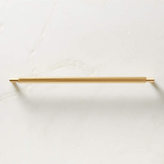 Lavau Brushed Brass Handle 12"