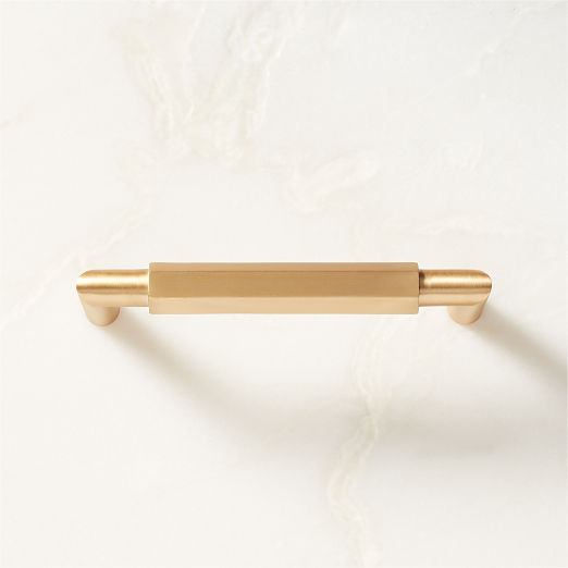 Lavau Brushed Brass Handle 4"