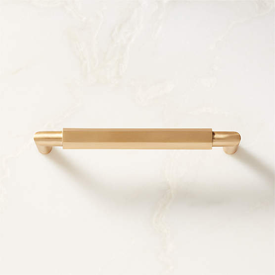 Lavau Brushed Brass Handle 5"