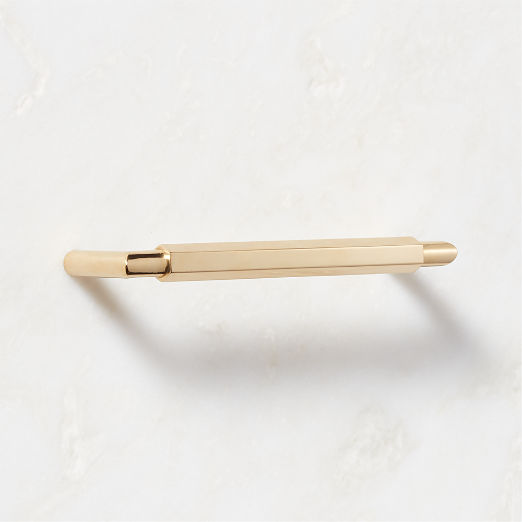 Lavau Unlacquered Brass Handle 6"